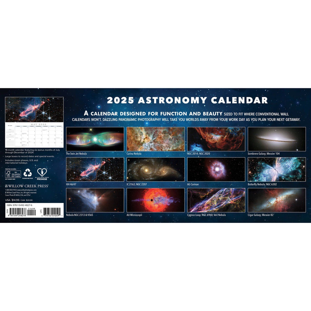 Astronomy 2025 Panoramic Wall Calendar - 2025 Space Calendar – The Interstellar Seller astronomy-2025-panoramic-wall-calendar-2025-space-calendar-the-interstellar-seller