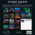 Back of Starry Nights 2026 Astronomy Space Wall Calendar aurora borealis space gift by Grant Collier