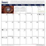 Page of James Webb Space Telescope 2026 Astronomy Space Wall Calendar JWST space gift by Grant Collier