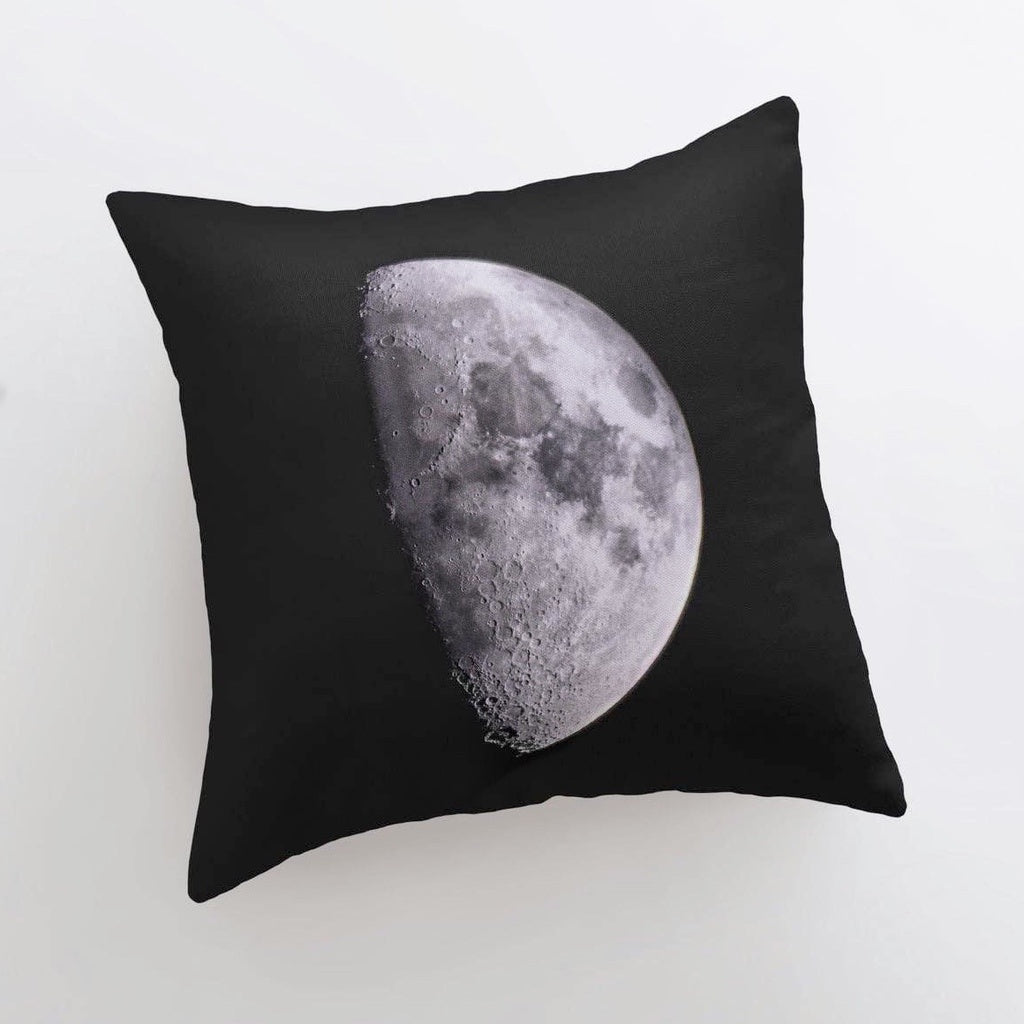 Earth & Moon Double-Sided Pillow - Planet Space Themed Home Decor
