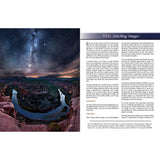 Page from Grant Collier's Guide to Night Photography in the Great Outdoors 3rd Edition, signed, space photography guidebook space gift
