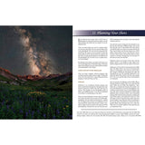 Page from Grant Collier's Guide to Night Photography in the Great Outdoors 3rd Edition, signed, space photography guidebook space gift
