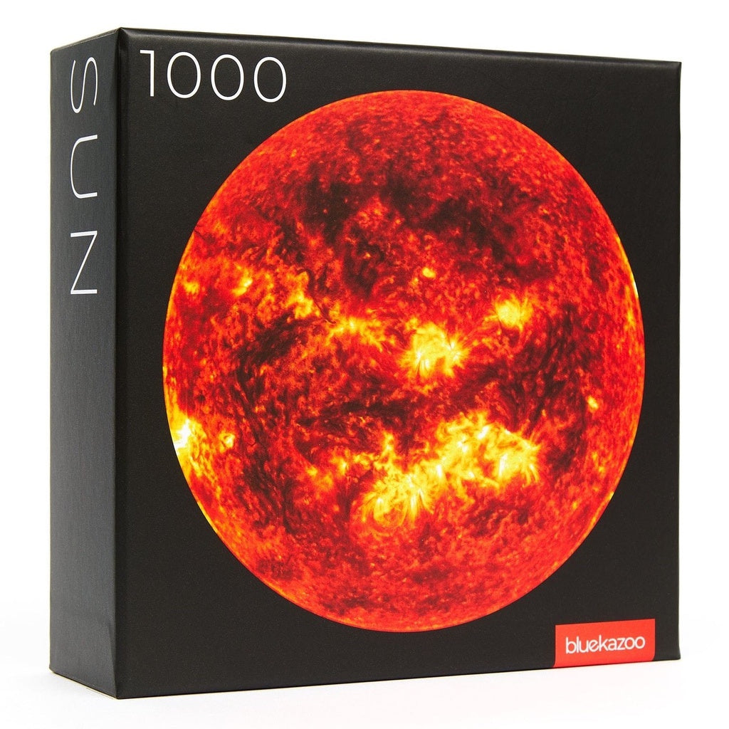 Sun Puzzle Round 1000 Piece Planet Puzzle Blue Kazoo The