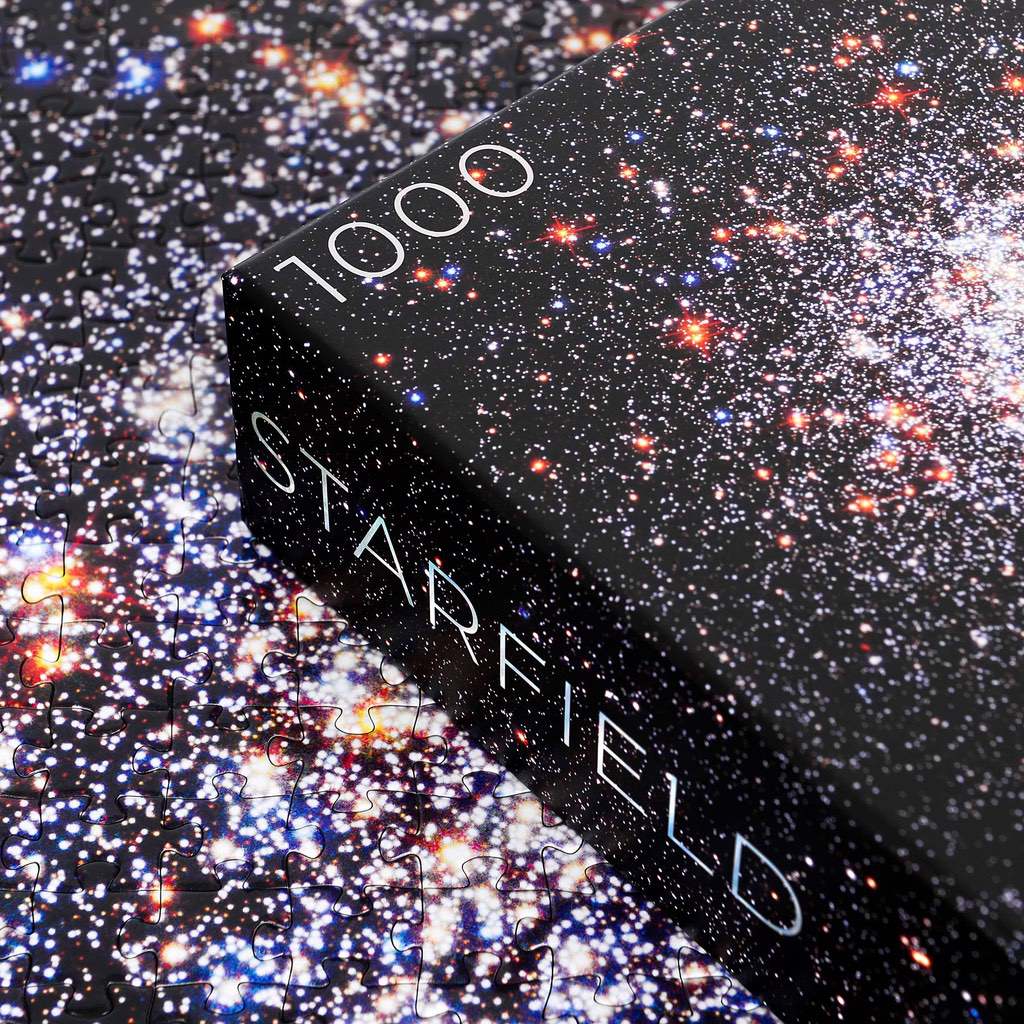 Starfield Puzzle - 1000 Piece Galaxy Space Puzzle - Blue Kazoo