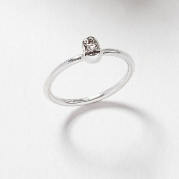 Meteorite jewelry - Sterling silver meteorite ring space jewelry gift