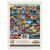 Back of Space-themed postcard set with vintage style retro space age art by Anderson Design Group
