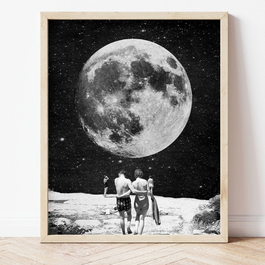 「MOON.」CLARITY ART Honeymoon Moon Print: 8