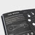 Inside cover of Moon Notebook - Hardcover A6 - Black & Gold - Space, Moon Gift