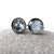 Unique full moon cufflinks showing the near and far side of the moon