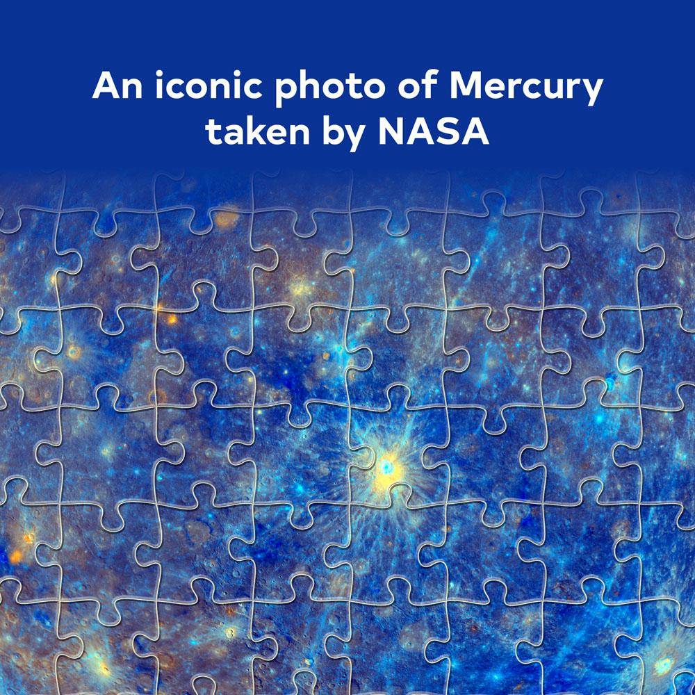 Mercury: 100 Piece Puzzle - Oversized Space Planet Puzzle