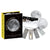 A space-themed moon sticky note set with round moons, astronauts, the moon landing and lunar lander, and NASA rockets!