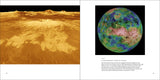 A book of cool photos of outer space from NASA, open to a real photo of Venus..