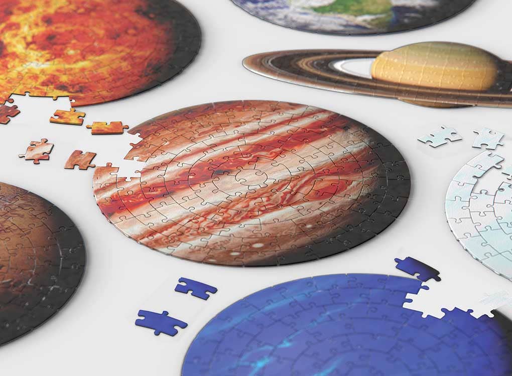 【絶版激レア ラスト1個】The Planets 8種セット PLANETS JIGSAW PUZZLE - 8 Separate Planets, 744 Pieces! PIKKII