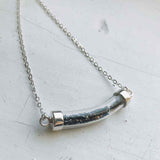Stardust vial meteorite necklace! Space jewelry with real meteorite specimens