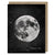 Space-themed Thank You card showing the full moon against a starry space background! Vintage style.