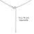 Sterling Silver Mountain with Pearl Moon Necklace