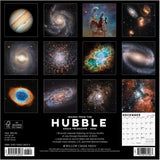 Back of Images From the Hubble Space Telescope 2024 Wall Space Calendar
