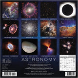 Back of Astronomy 2024 JWST James Webb Space Telescope Wall Calendar
