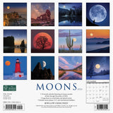 Back of Moons 2024 Wall Calendar moon gift
