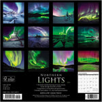 Back of Northern Lights 2023 Wall Calendar