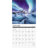 Inside of Northern Lights 2023 Wall Calendar
