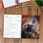 Inside of Astronomy 2024 Engagement Calendar Weekly Planner Space Notebook