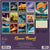 Back of Space Travel 2024 Wall Calendar with classic illustrated retro space age posters!