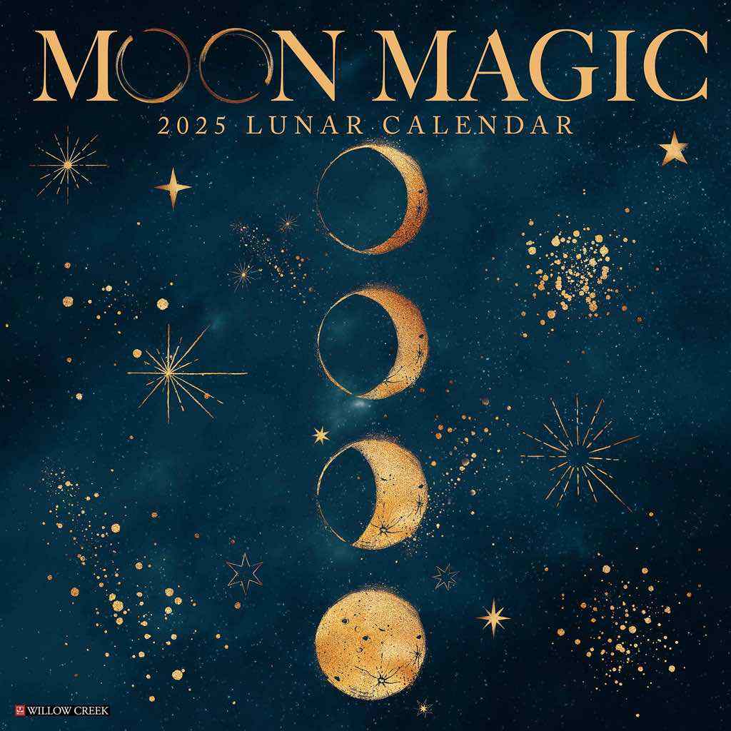 Moon Magic 2025 Moon Phase Wall Calendar - Lunar Moon Gift – The Interstellar Seller moon-phase-calendar-12-cute-free-printable-2025-lunar-calendars