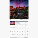 Page of Starry Nights 2027 Astronomy Space Wall Calendar aurora borealis space gift by Grant Collier