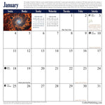 Page of James Webb Space Telescope 2026 Astronomy Space Wall Calendar JWST space gift by Grant Collier
