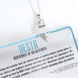 Asteroid Vesta Meteorite necklace space jewelry gift