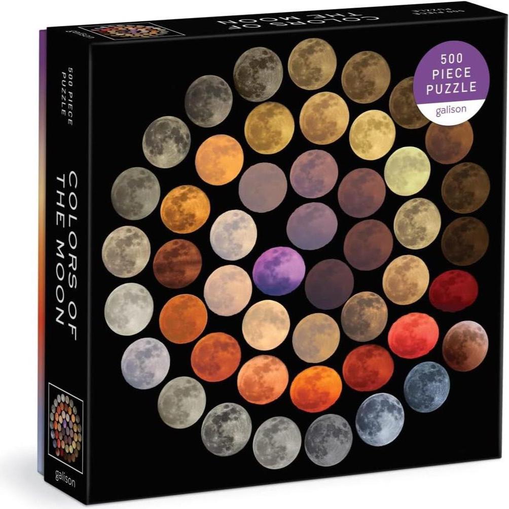 Colors of the Moon 500 pc. Puzzle - Space, Moon, Astronomy Puzzle