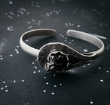 "Comet" Authentic Campo del Cielo meteorite cuff bracelet! A unique space meteorite jewelry gift.