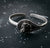 "Comet" Authentic Campo del Cielo meteorite cuff bracelet! A unique space meteorite jewelry gift.