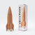 Rocket ship shaped desk organizer pen holder made of cork - office space themed gift