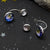 Earth and Moon Ear Jacket Earrings, the perfect space jewelry gift for space, earth and moon lovers!