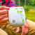 White traveler's mug with a map of the world that can be colored in. A great Earth-themed gift!