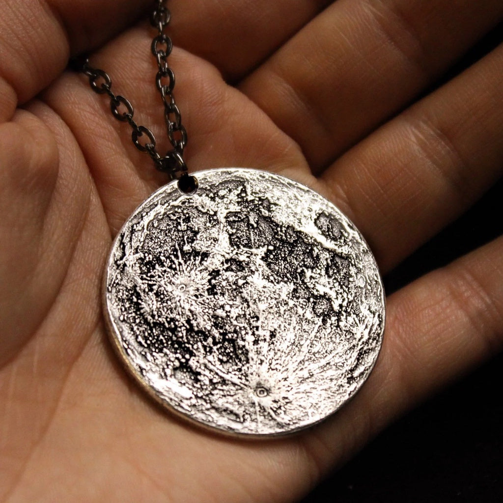 Moon coin necklace deals