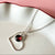Heart of the Cosmos Sterling Silver Heart Nebula Necklace - space jewelry to show  your love