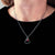 Heart of the Cosmos Sterling Silver Heart Nebula Necklace - space jewelry to show  your love