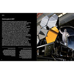 Inside page of National Geographic's Infinite Cosmos: Visions from the James Webb Space Telescope space photography JWST space gift coffee table book