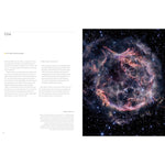 Inside page of National Geographic's Infinite Cosmos: Visions from the James Webb Space Telescope space photography JWST space gift coffee table book