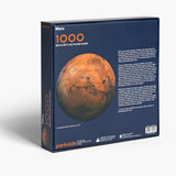 Space gift for adults - the Mars puzzle from Parkside Puzzles, formerly Four Point Puzzles! Showing back of box.