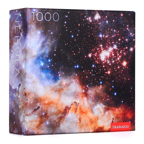 Nebula puzzle - 1000 piece rectangular galaxy space puzzle - showing front of box