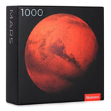 Round 1000 piece Mars puzzle - planet puzzle space gift - front of box