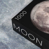 1000 piece round moon space puzzle