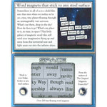 Space Magnetic Poetry Kit Word Magnets space gift inside