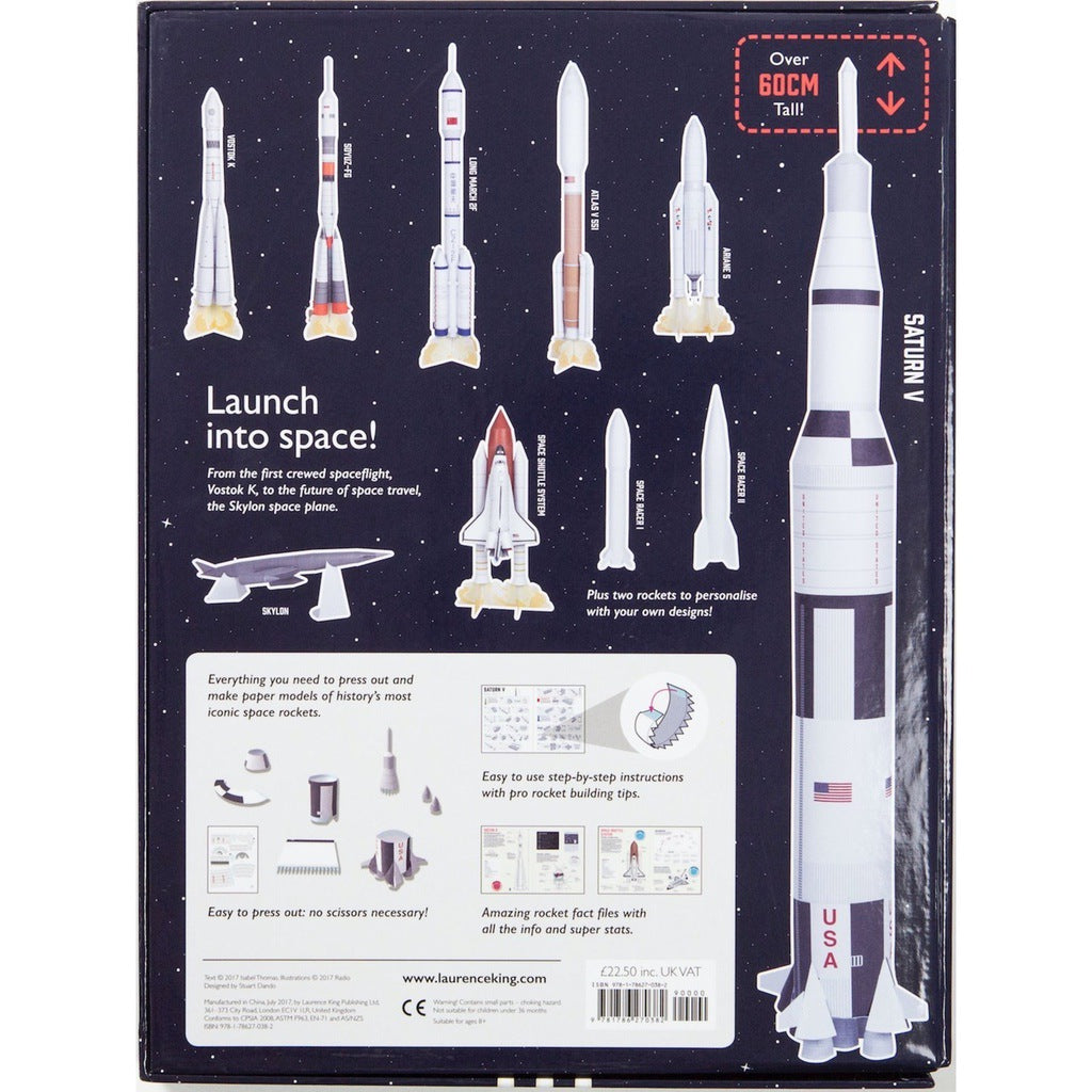 Ideal Model Rockets Space Racers: Make your own paper model rockets! - Space Gift idea ...