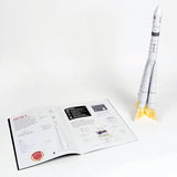 Space Racers make your own paper model rockets - great space gift idea!  Showing Vostok K rocket.