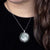 Full Moon double sided fidget spinner necklace, the perfect space moon jewelry gift for moon lovers!
